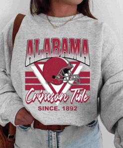T Sweatshirt Women 00 TSNCAA05 Alabama Crimson Tide Vintage Team University College NCAA Football T Shirt