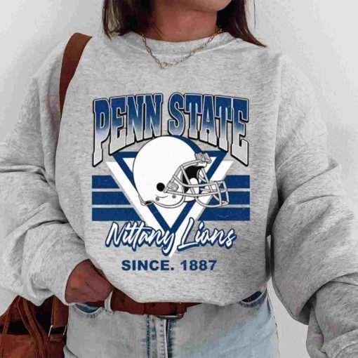 T Sweatshirt Women 00 TSNCAA09 Penn State Nittany Lions Vintage Team University College NCAA Football T Shirt