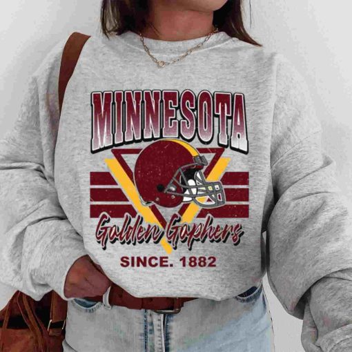 T Sweatshirt Women 00 TSNCAA11 Minnesota Golden Gophers Vintage Team University College NCAA Football T Shirt