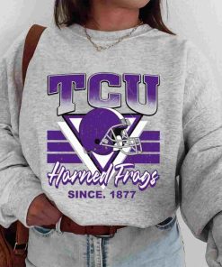 T Sweatshirt Women 00 TSNCAA17 Tcu Horned Frogs Vintage Team University College NCAA Football T Shirt