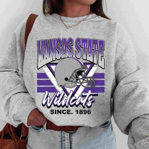 T Sweatshirt Women 00 TSNCAA18 Kansas State Wildcats Vintage Team University College NCAA Football T Shirt