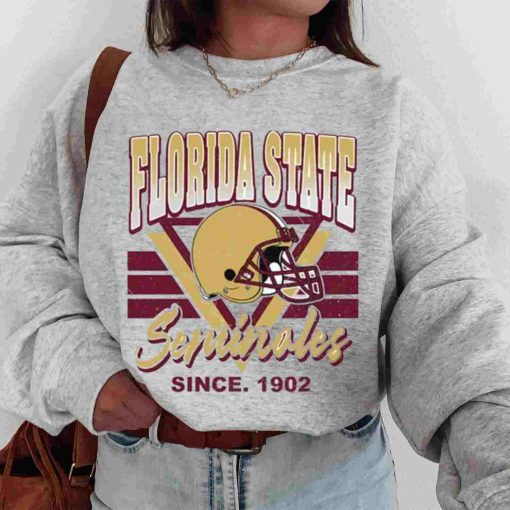 T Sweatshirt Women 00 TSNCAA29 Florida State Seminoles Vintage Team University College NCAA Football T Shirt
