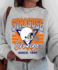 T Sweatshirt Women 00 TSNCAA30 Syracuse Orange Vintage Team University College NCAA Football T Shirt