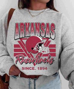 T Sweatshirt Women 00 TSNCAA31 Arkansas Razorbacks Vintage Team University College NCAA Football T Shirt