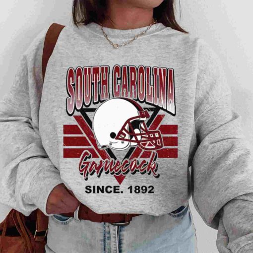 T Sweatshirt Women 00 TSNCAA35 South Carolina Gamecock Vintage Team University College NCAA Football T Shirt