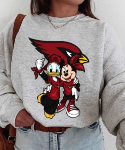 T Sweatshirt Women 1 DSBN009 Minnie And Daisy Duck Fans Arizona Cardinals T Shirt