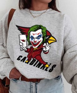 T Sweatshirt Women 1 DSBN010 Joker Smile Arizona Cardinals T Shirt