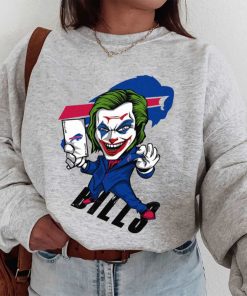 T Sweatshirt Women 1 DSBN056 Joker Smile Buffalo Bills T Shirt