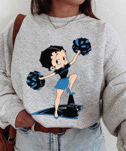 T Sweatshirt Women 1 DSBN066 Betty Boop Halftime Dance Carolina Panthers T Shirt