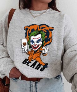 T Sweatshirt Women 1 DSBN088 Joker Smile Chicago Bears T Shirt