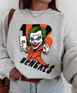 T Sweatshirt Women 1 DSBN109 Joker Smile Cincinnati Bengals T Shirt