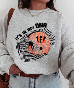 T Sweatshirt Women 1 DSBN112 It S In My Dna Cincinnati Bengals T Shirt