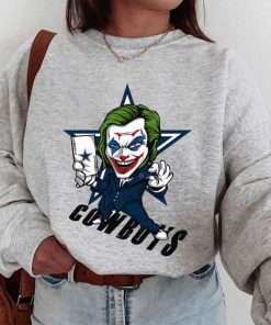 T Sweatshirt Women 1 DSBN135 Joker Smile Dallas Cowboys T Shirt