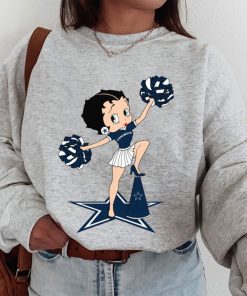 T Sweatshirt Women 1 DSBN142 Betty Boop Halftime Dance Dallas Cowboys T Shirt