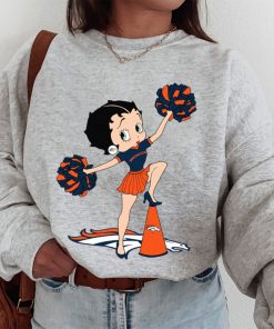 T Sweatshirt Women 1 DSBN146 Betty Boop Halftime Dance Denver Broncos T Shirt