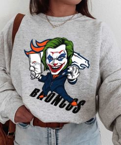 T Sweatshirt Women 1 DSBN153 Joker Smile Denver Broncos T Shirt