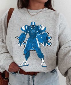 T Sweatshirt Women 1 DSBN176 Transformer Robot Detroit Lions T Shirt