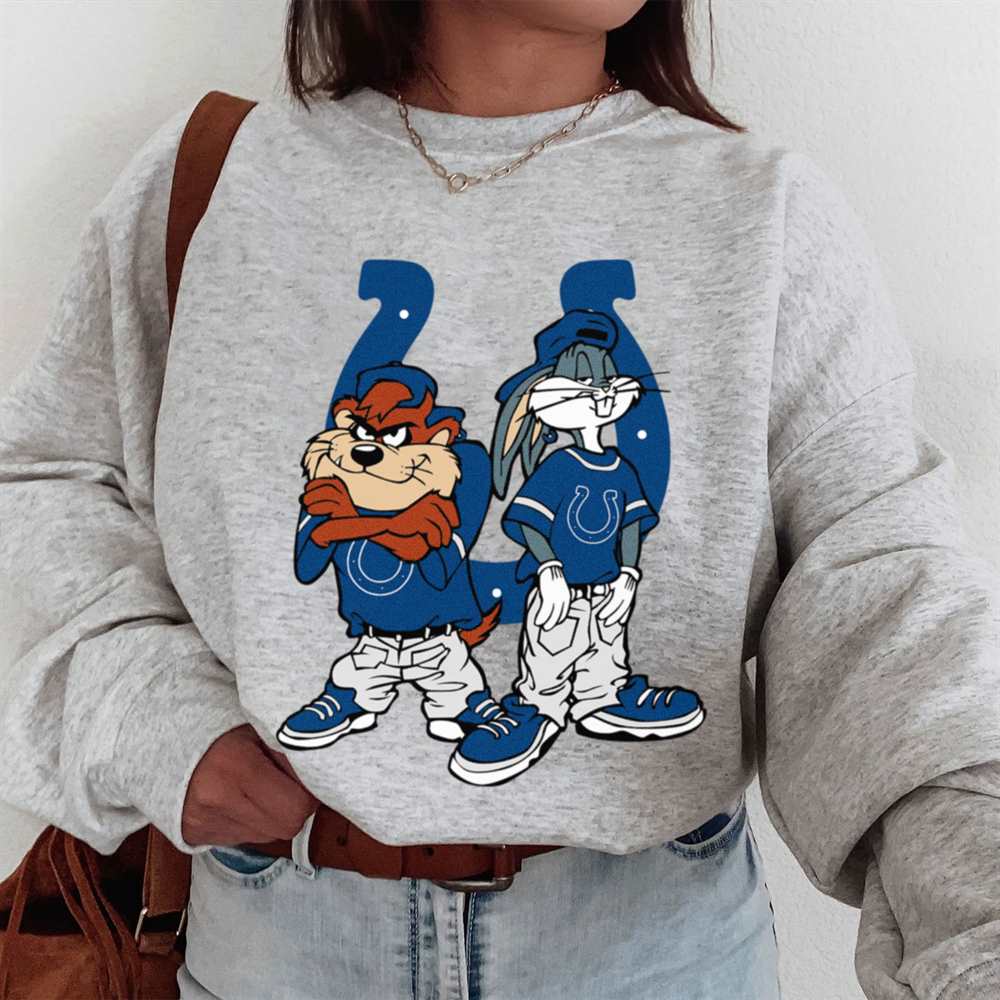 Gildan, Shirts, Vintage Nfl Indianapolis Colts Looney Tunes Sweatshirt Indianapolis  Colts Shirt