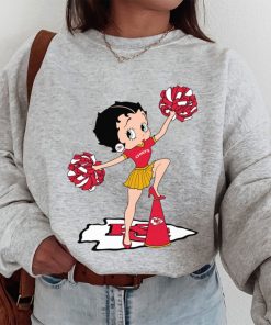 T Sweatshirt Women 1 DSBN243 Betty Boop Halftime Dance Kansas City Chiefs T Shirt