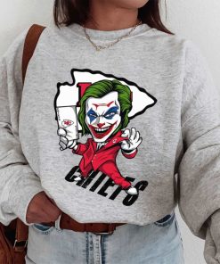 T Sweatshirt Women 1 DSBN249 Joker Smile Kansas City Chiefs T Shirt