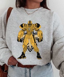 T Sweatshirt Women 1 DSBN364 Transformer Robot New Orleans Saints T Shirt