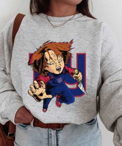 T Sweatshirt Women 1 DSBN381 Chucky Fans New York Giants T Shirt