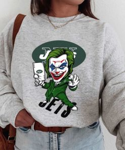 T Sweatshirt Women 1 DSBN392 Joker Smile New York Jets T Shirt