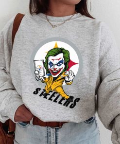 T Sweatshirt Women 1 DSBN431 Joker Smile Pittsburgh Steelers T Shirt