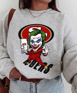 T Sweatshirt Women 1 DSBN441 Joker Smile San Francisco 49Ers T Shirt