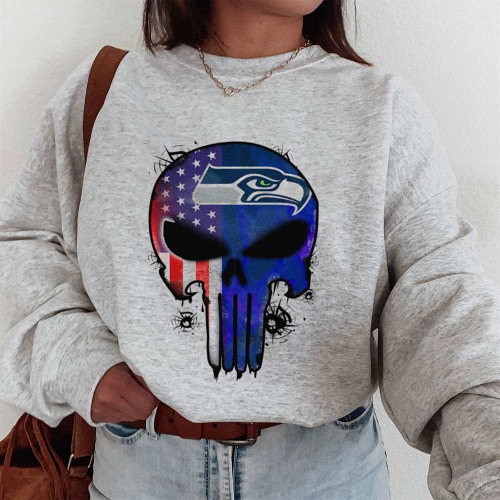 Punisher Skull Seattle Seahawks Shirt