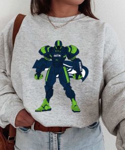 T Sweatshirt Women 1 DSBN464 Transformer Robot Seattle Seahawks T Shirt