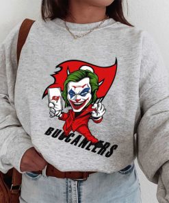 T Sweatshirt Women 1 DSBN473 Joker Smile Tampa Bay Buccaneers T Shirt