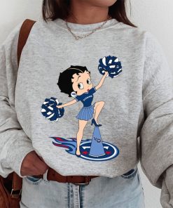 T Sweatshirt Women 1 DSBN482 Betty Boop Halftime Dance Tennessee Titans T Shirt