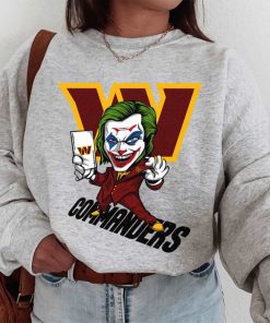 T Sweatshirt Women 1 DSBN504 Joker Smile Washington Commanders T Shirt