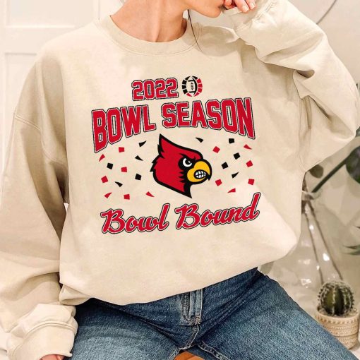 T Sweatshirt Women 1 DSBS06 Louisville Cardinals College Football 2022 Bowl Season T Shirt