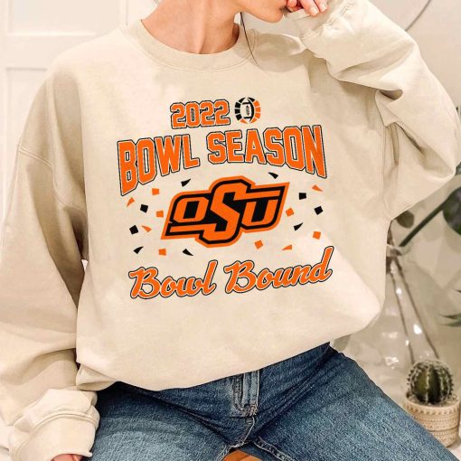 T Sweatshirt Women 1 DSBS07 Oklahoma State Cowboys College Football 2022 Bowl Season T Shirt