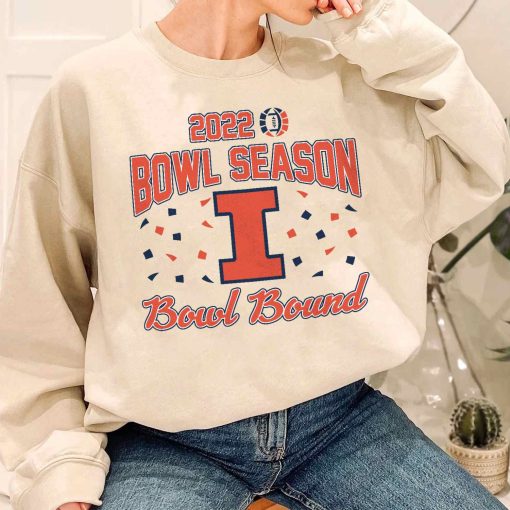 T Sweatshirt Women 1 DSBS17 Illinois Fighting Illini College Football 2022 Bowl Season T Shirt