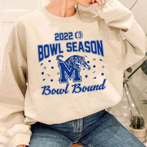 T Sweatshirt Women 1 DSBS22 Memphis Tigers College Football 2022 Bowl Season T Shirt