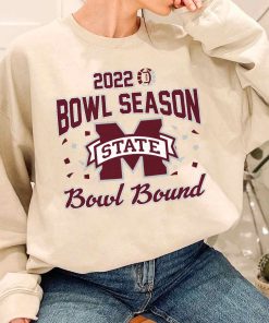 T Sweatshirt Women 1 DSBS24 Mississippi State Bulldogs College Football 2022 Bowl Season T Shirt