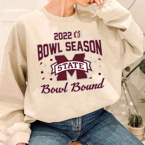 T Sweatshirt Women 1 DSBS24 Mississippi State Bulldogs College Football 2022 Bowl Season T Shirt