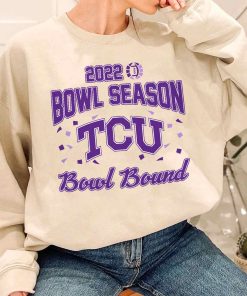 T Sweatshirt Women 1 DSBS29 TCU Horned Frogs College Football 2022 Bowl Season T Shirt