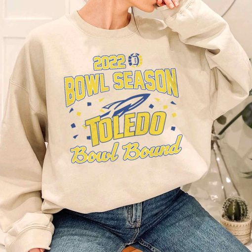 T Sweatshirt Women 1 DSBS31 Toledo Rockets College Football 2022 Bowl Season T Shirt