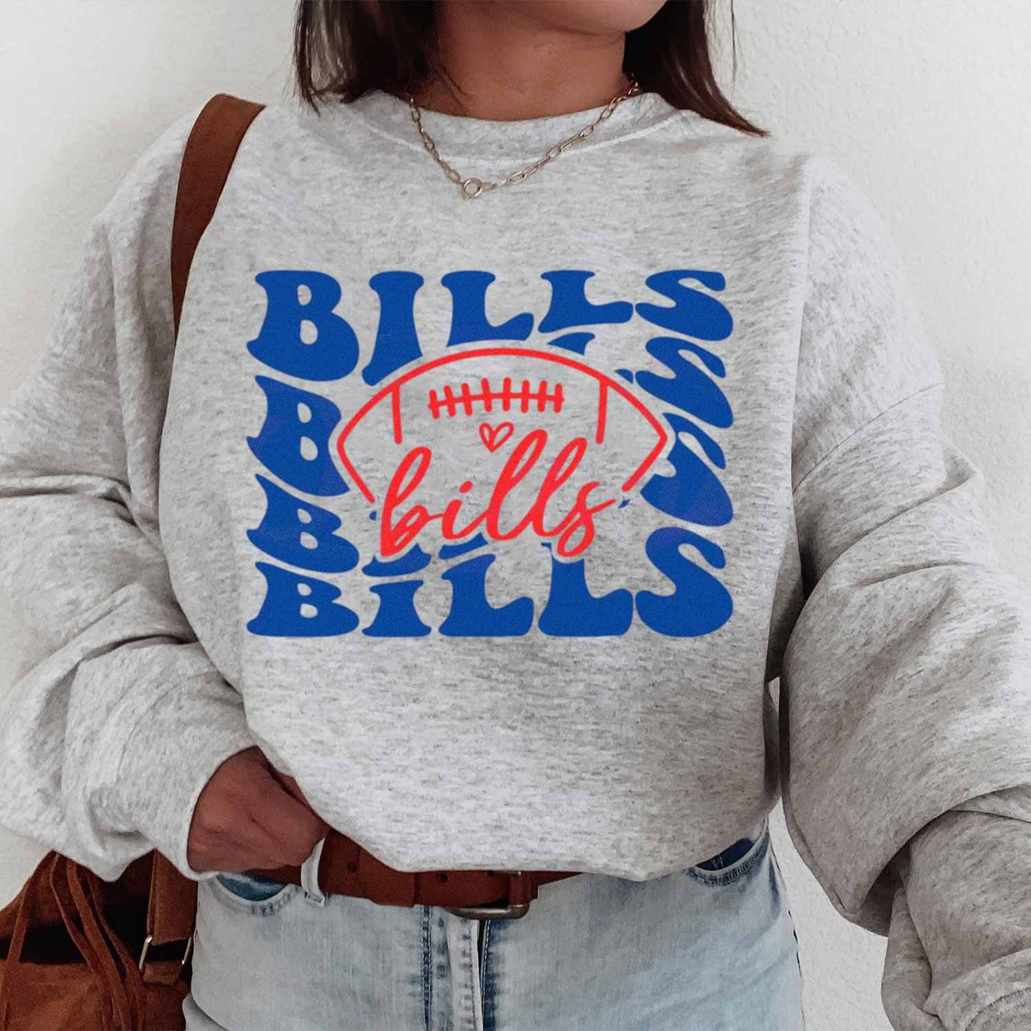 Bills Team Boho Groovy Style Buffalo Bills T-Shirt