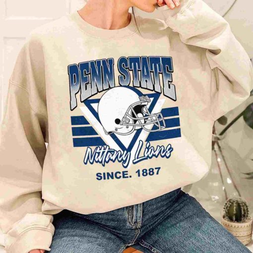 T Sweatshirt Women 1 TSNCAA09 Penn State Nittany Lions Vintage Team University College NCAA Football T Shirt