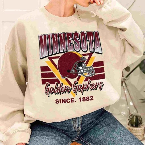 T Sweatshirt Women 1 TSNCAA11 Minnesota Golden Gophers Vintage Team University College NCAA Football T Shirt