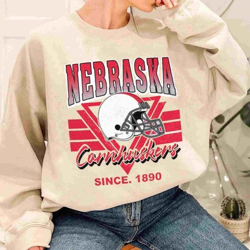 T Sweatshirt Women 1 TSNCAA16 Nebraska Cornhuskers Vintage Team University College NCAA Football T Shirt