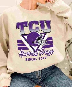 T Sweatshirt Women 1 TSNCAA17 Tcu Horned Frogs Vintage Team University College NCAA Football T Shirt