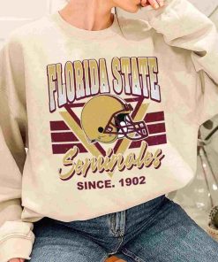 T Sweatshirt Women 1 TSNCAA29 Florida State Seminoles Vintage Team University College NCAA Football T Shirt