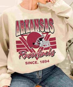 T Sweatshirt Women 1 TSNCAA31 Arkansas Razorbacks Vintage Team University College NCAA Football T Shirt