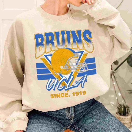 T Sweatshirt Women 1 TSNCAA34 UCLA Bruins Vintage Team University College NCAA Football T Shirt